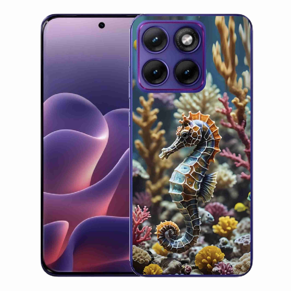 Gelový kryt mmCase na Motorola Edge 70 Fusion - mořský koník 2