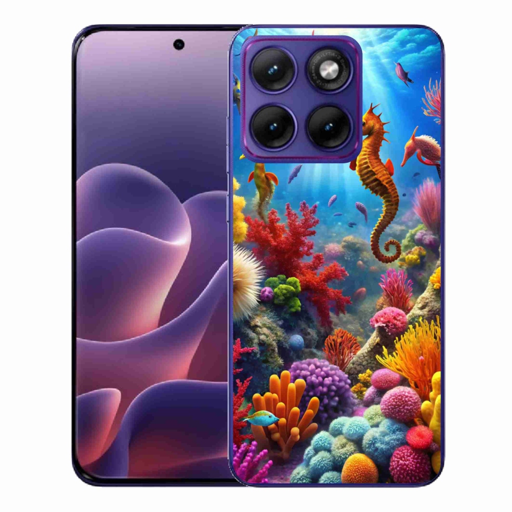 Gelový kryt mmCase na Motorola Edge 70 Fusion - mořský svět 3