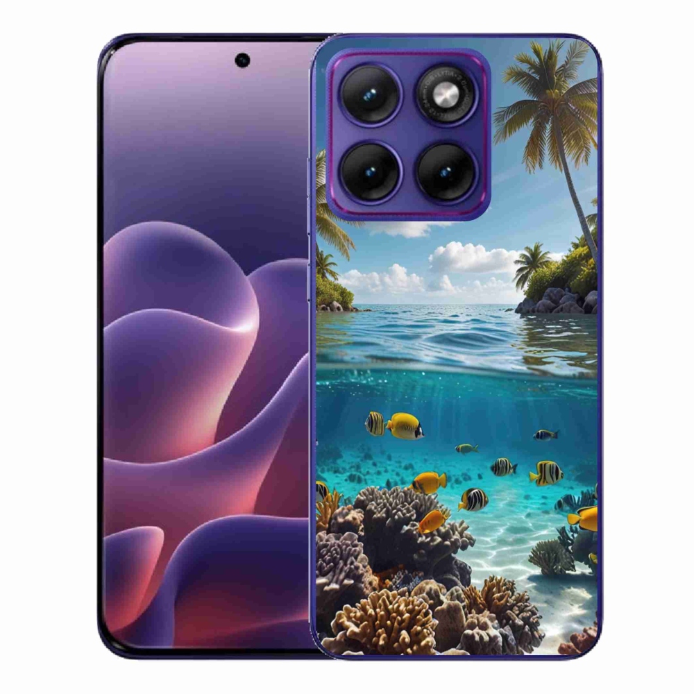 Gelový kryt mmCase na Motorola Edge 70 Fusion - mořský svět 4