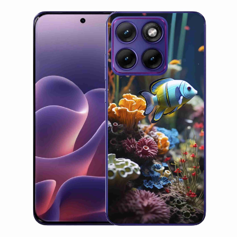 Gelový kryt mmCase na Motorola Edge 70 Fusion - mořský svět 5
