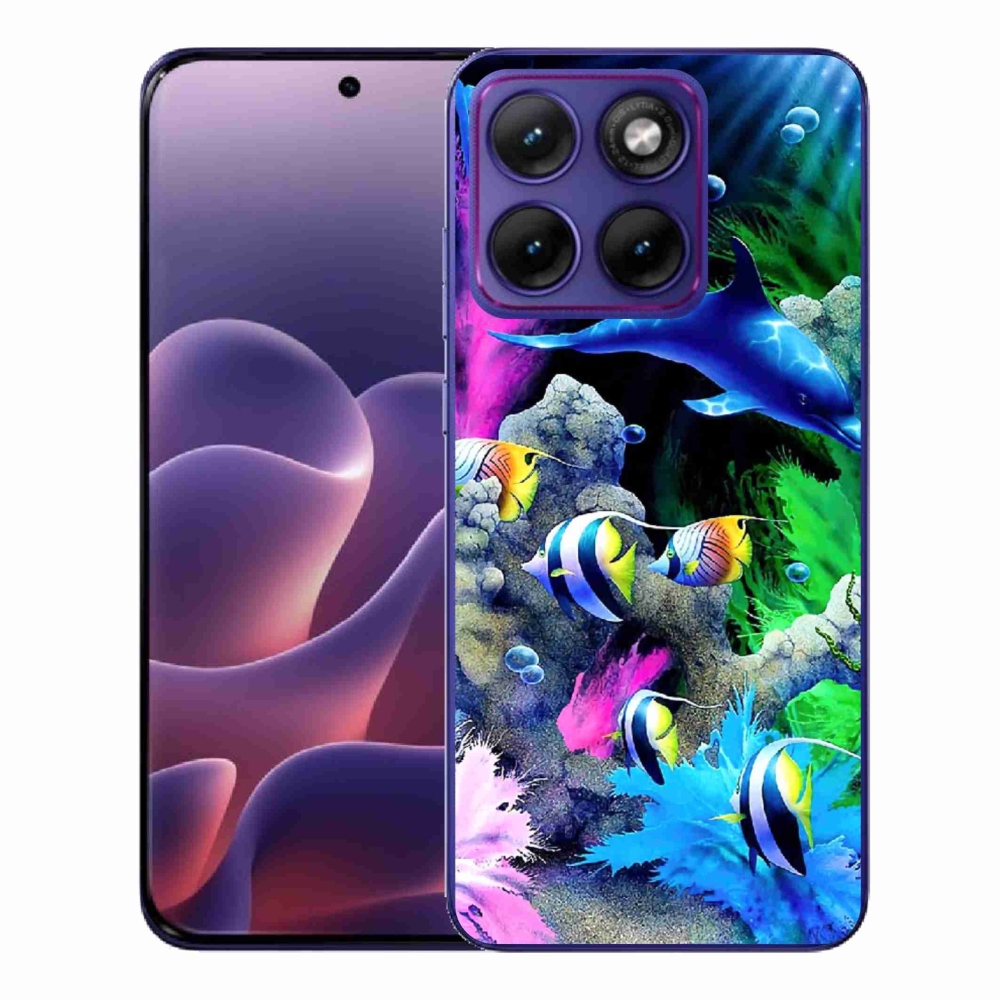 Gelový kryt mmCase na Motorola Edge 70 Fusion - mořský svět