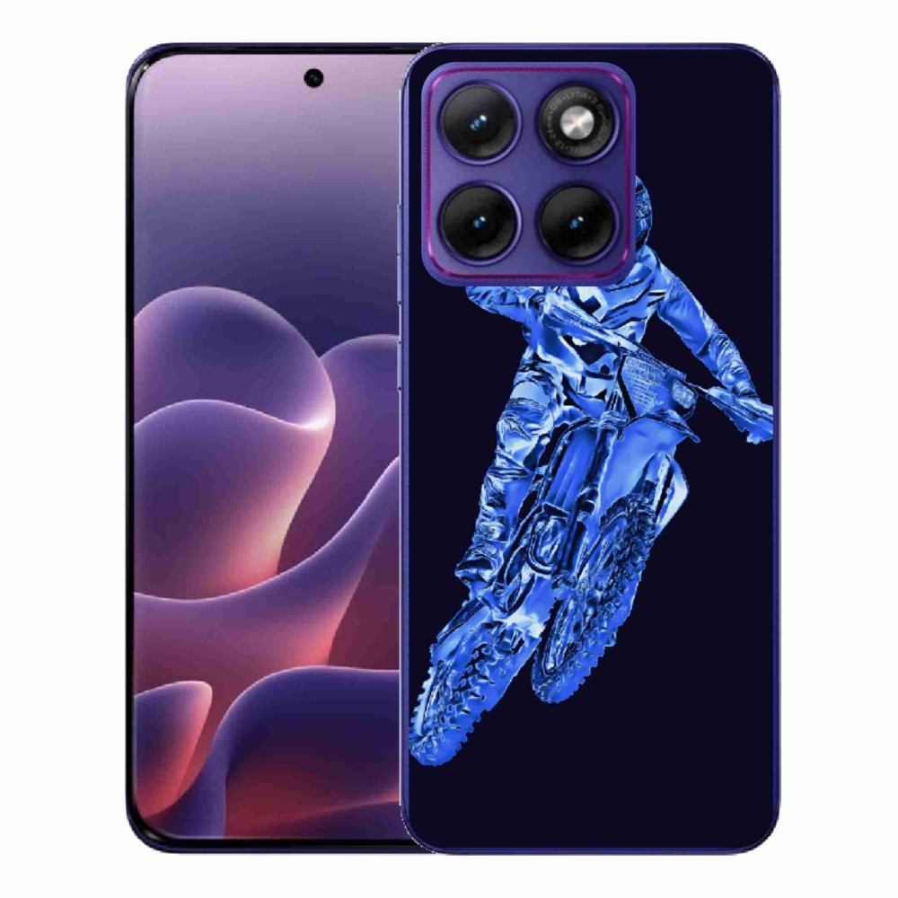 Gelový kryt mmCase na Motorola Edge 70 Fusion - motocross 1