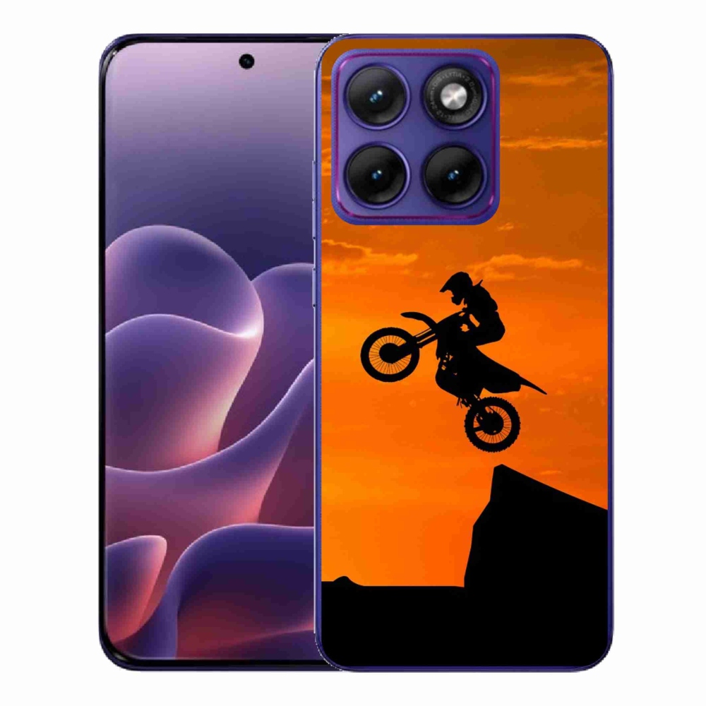 Gelový kryt mmCase na Motorola Edge 70 Fusion - motocross