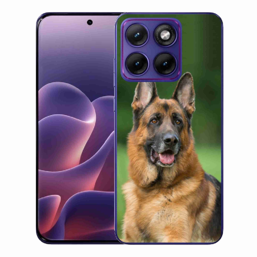 Gelový kryt mmCase na Motorola Edge 70 Fusion - německý ovčák