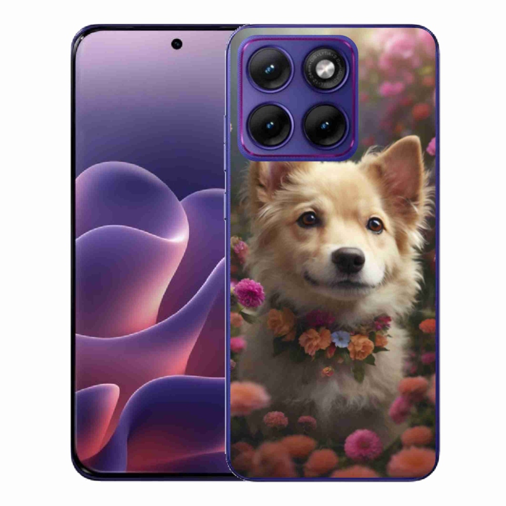 Gelový kryt mmCase na Motorola Edge 70 Fusion - německý špic