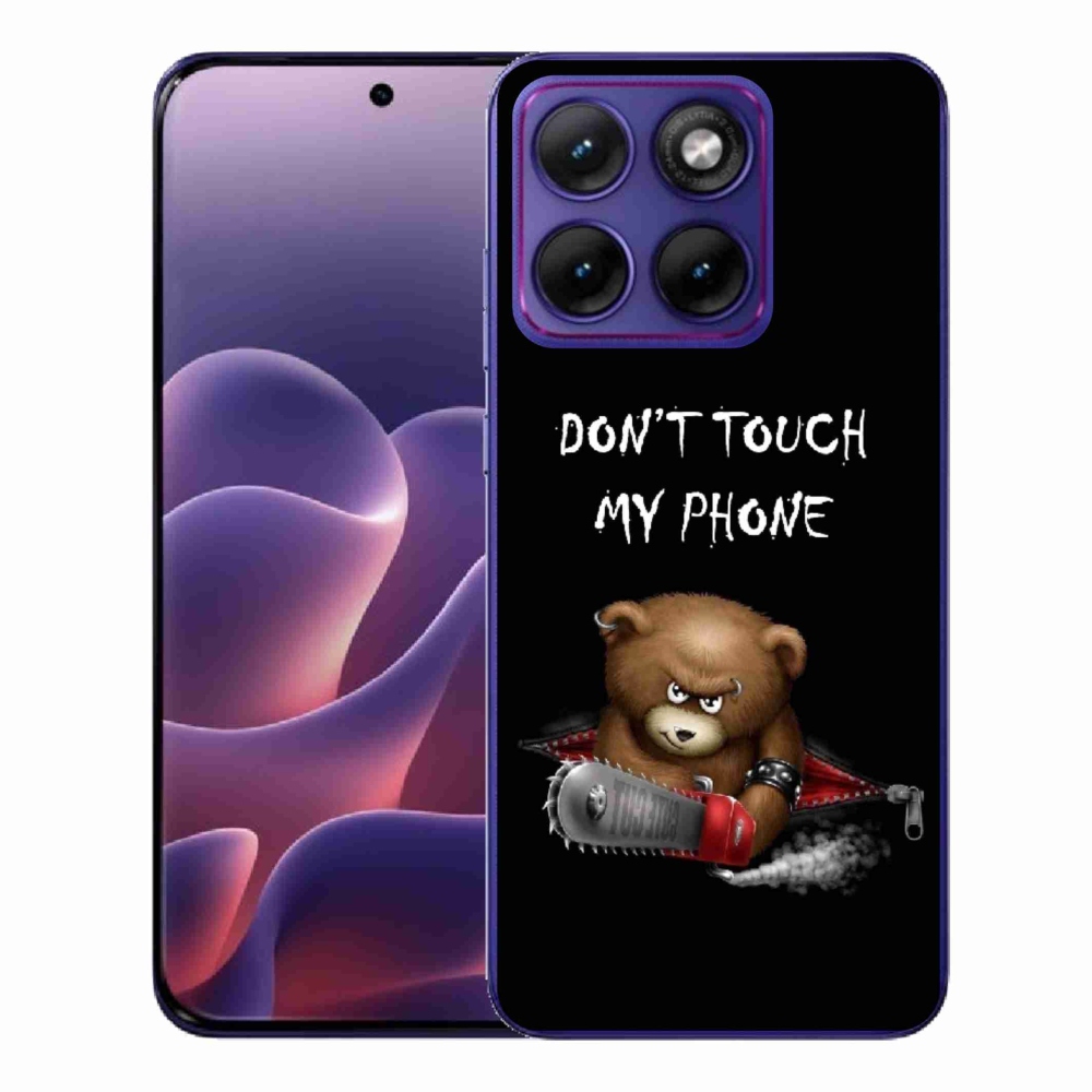 Gelový kryt mmCase na Motorola Edge 70 Fusion - nesahej na telefon