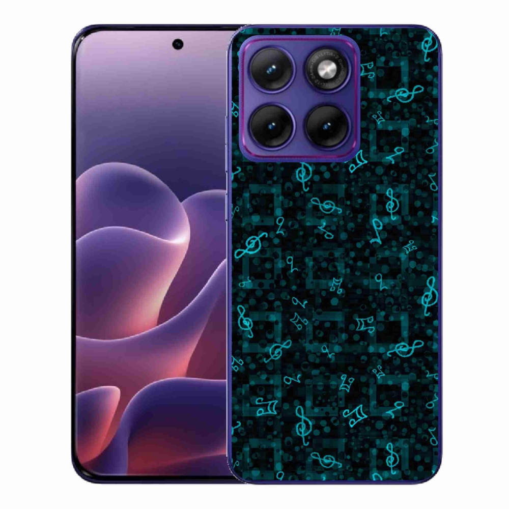 Gelový kryt mmCase na Motorola Edge 70 Fusion - noty 1