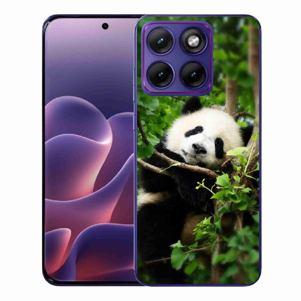 Gelový kryt mmCase na Motorola Edge 70 Fusion - panda