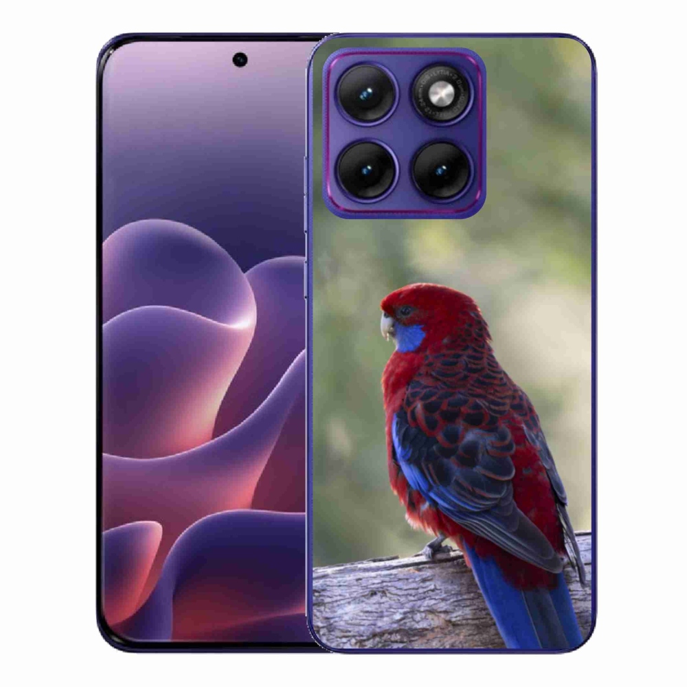 Gelový kryt mmCase na Motorola Edge 70 Fusion - papoušek rosela