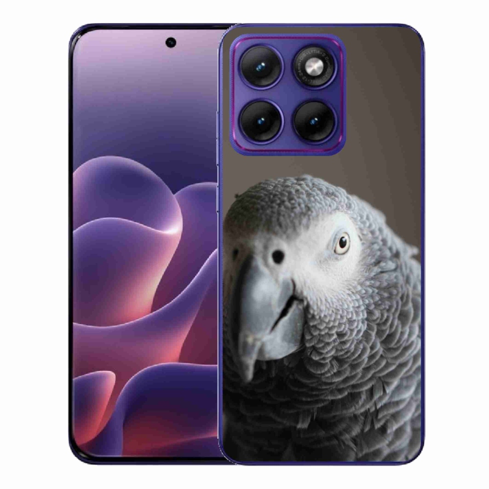 Gelový kryt mmCase na Motorola Edge 70 Fusion - papoušek žako 2