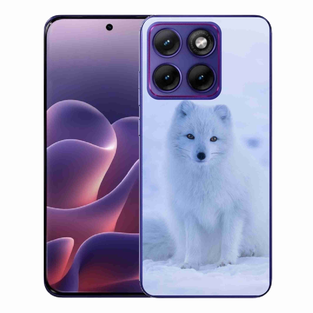Gelový kryt mmCase na Motorola Edge 70 Fusion - polární liška