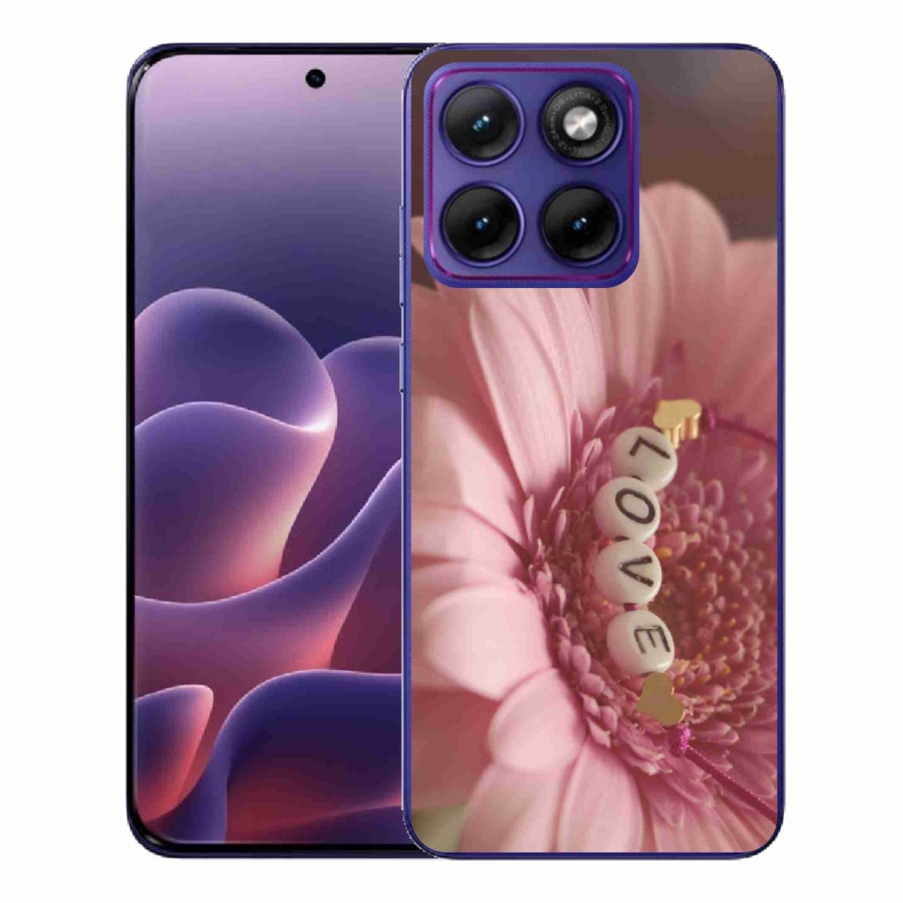 Gelový kryt mmCase na Motorola Edge 70 Fusion - přívěsek love