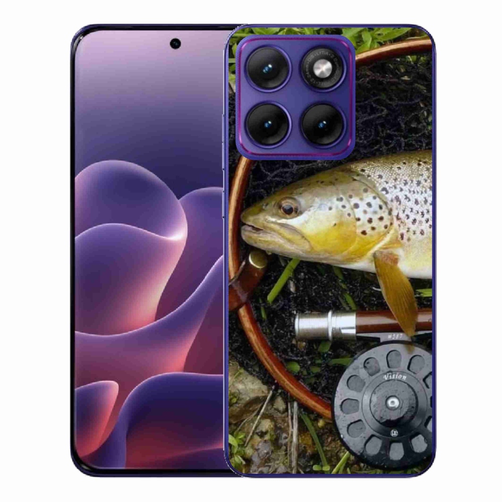 Gelový kryt mmCase na Motorola Edge 70 Fusion - pstruh 2