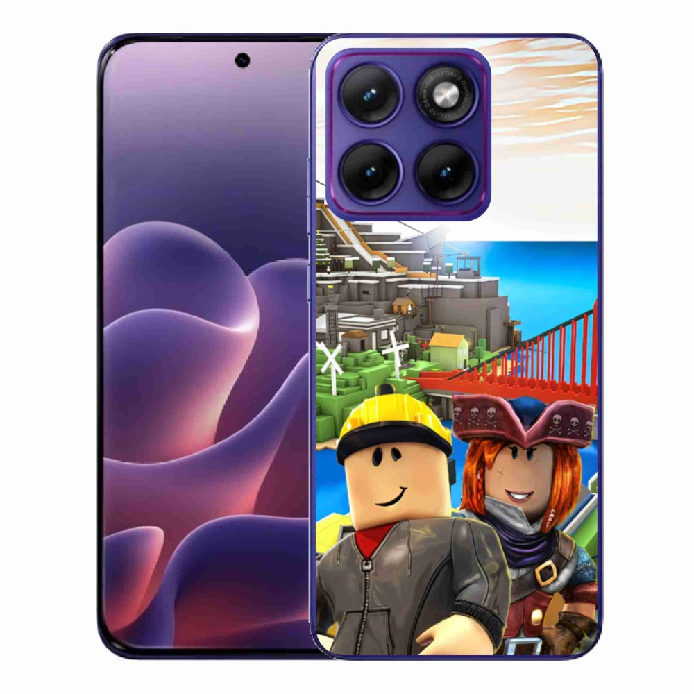 Gelový kryt mmCase na Motorola Edge 70 Fusion - roblox 1