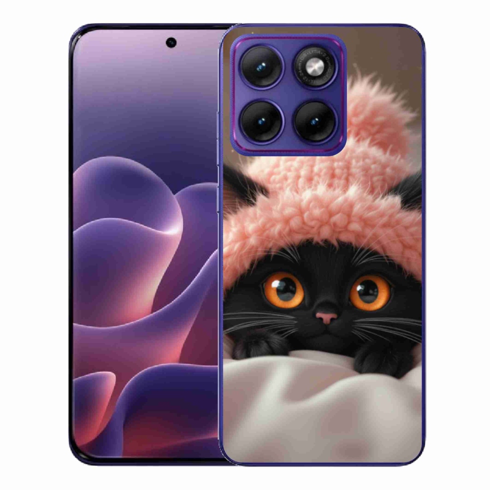 Gelový kryt mmCase na Motorola Edge 70 Fusion - roztomilé kotě 7