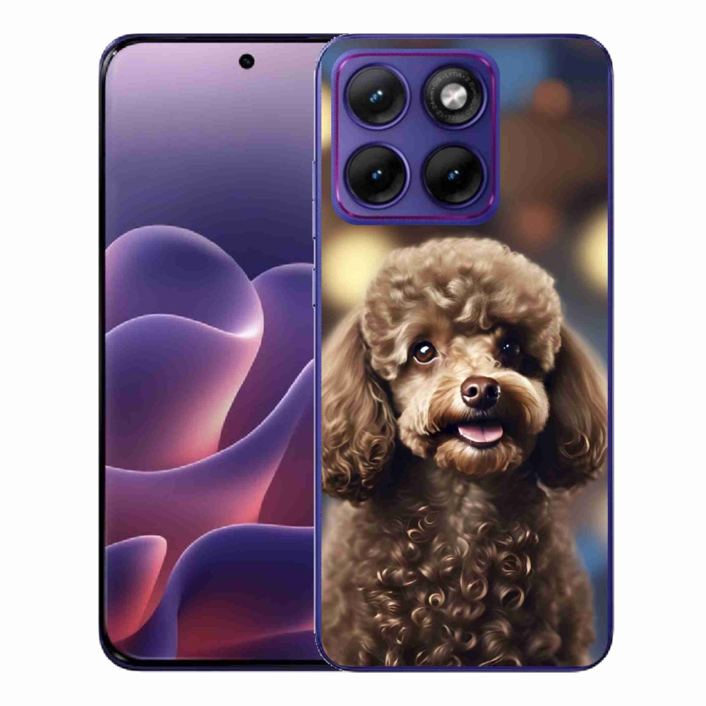 Gelový kryt mmCase na Motorola Edge 70 Fusion - roztomilý pudl