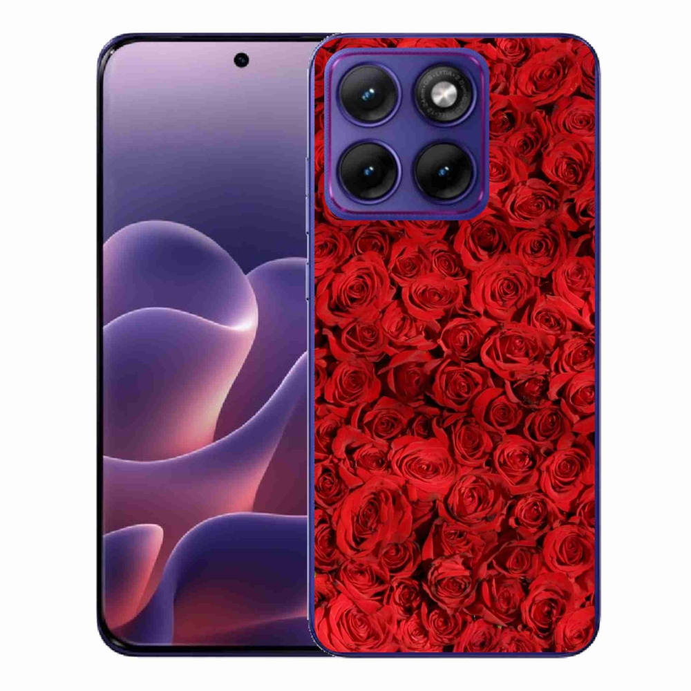 Gelový kryt mmCase na Motorola Edge 70 Fusion - růže
