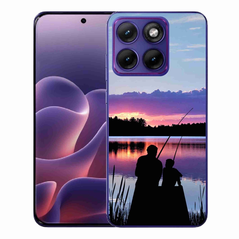Gelový kryt mmCase na Motorola Edge 70 Fusion - rybaření 2