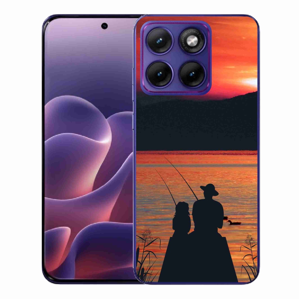 Gelový kryt mmCase na Motorola Edge 70 Fusion - rybaření 3