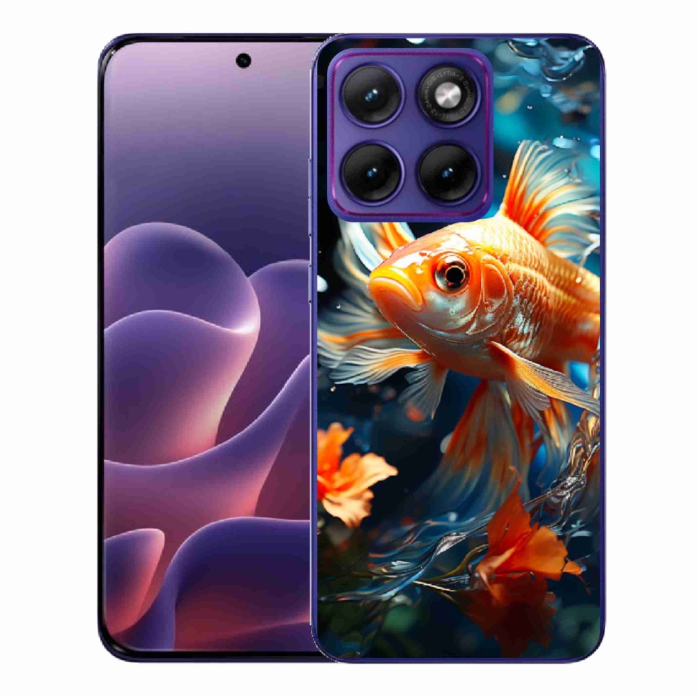Gelový kryt mmCase na Motorola Edge 70 Fusion - rybka