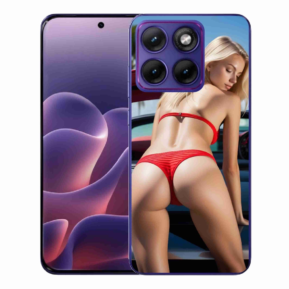 Gelový kryt mmCase na Motorola Edge 70 Fusion - sexy žena 2