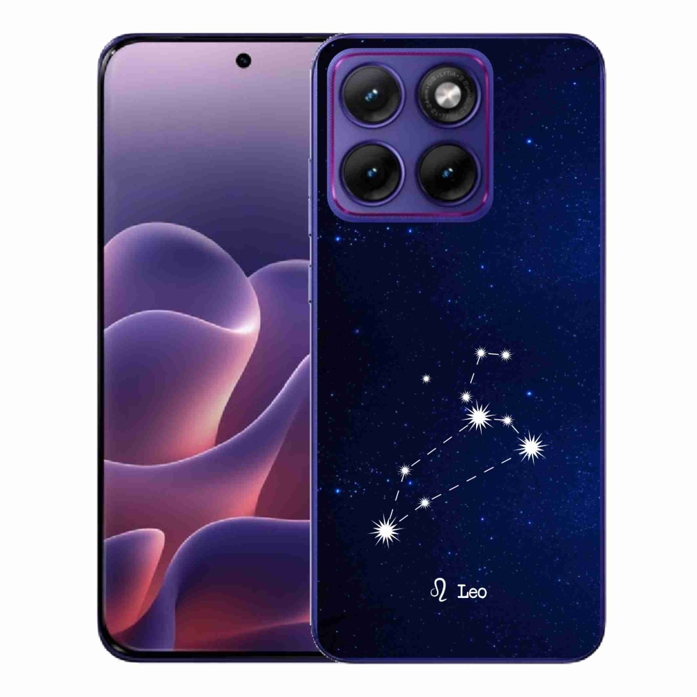 Gelový kryt mmCase na Motorola Edge 70 Fusion - souhvězdí Lva