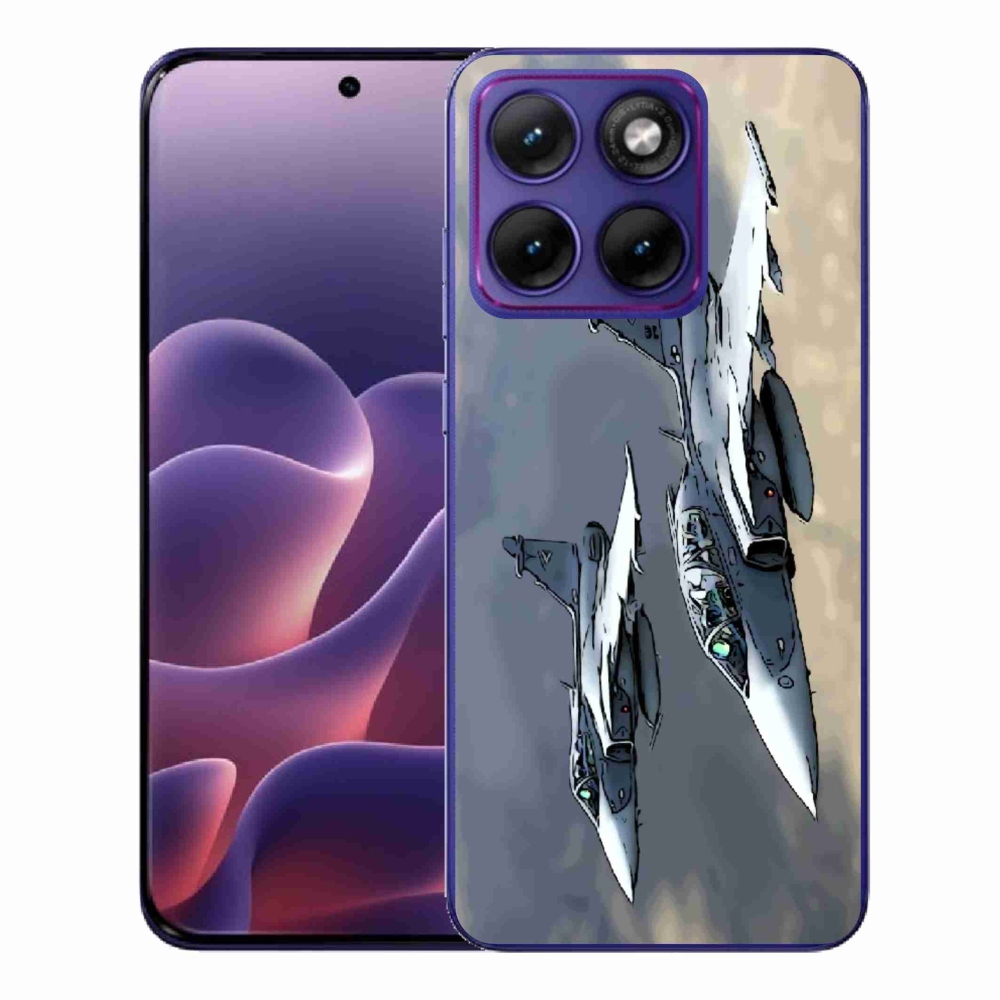 Gelový kryt mmCase na Motorola Edge 70 Fusion - stíhačky