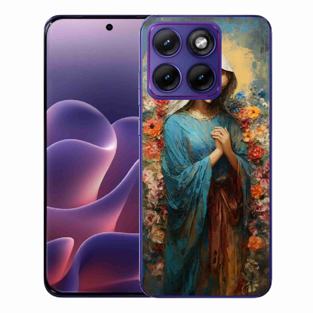 Gelový kryt mmCase na Motorola Edge 70 Fusion - svatá žena