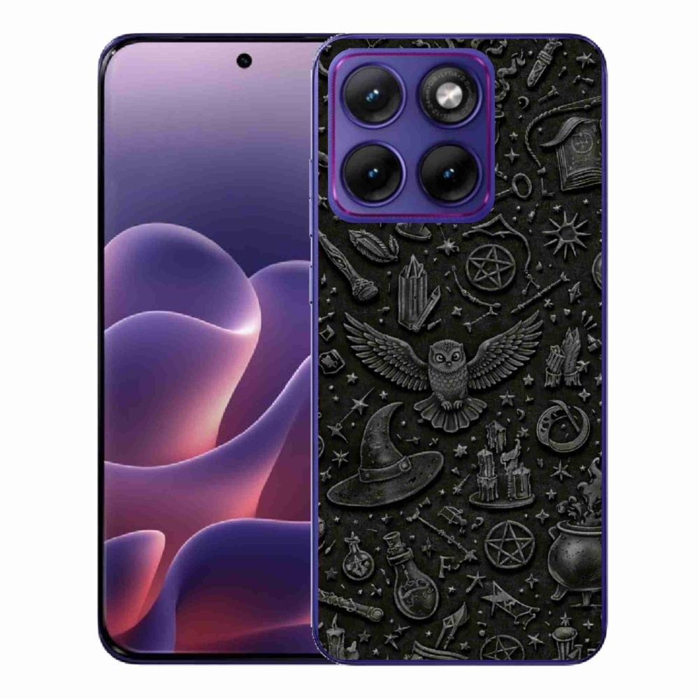 Gelový kryt mmCase na Motorola Edge 70 Fusion - tmavý magický svět