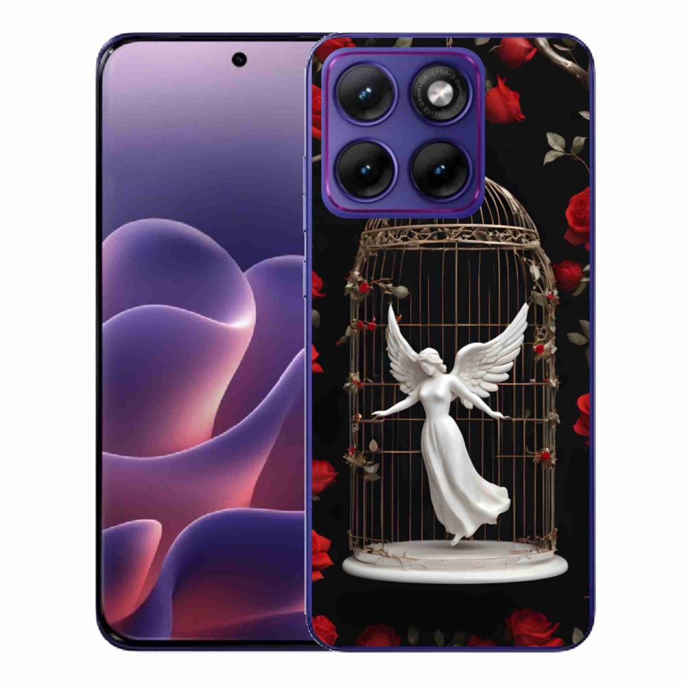 Gelový kryt mmCase na Motorola Edge 70 Fusion - uvězněný anděl