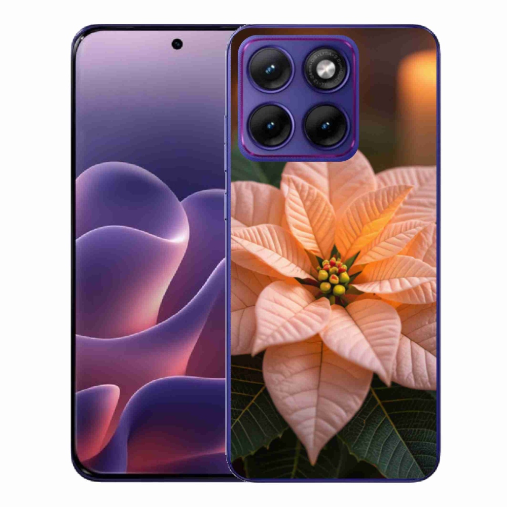 Gelový kryt mmCase na Motorola Edge 70 Fusion - vánoční hvězda