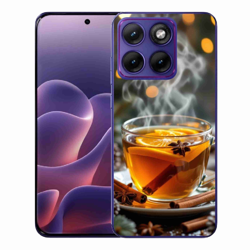 Gelový kryt mmCase na Motorola Edge 70 Fusion - vánoční punč