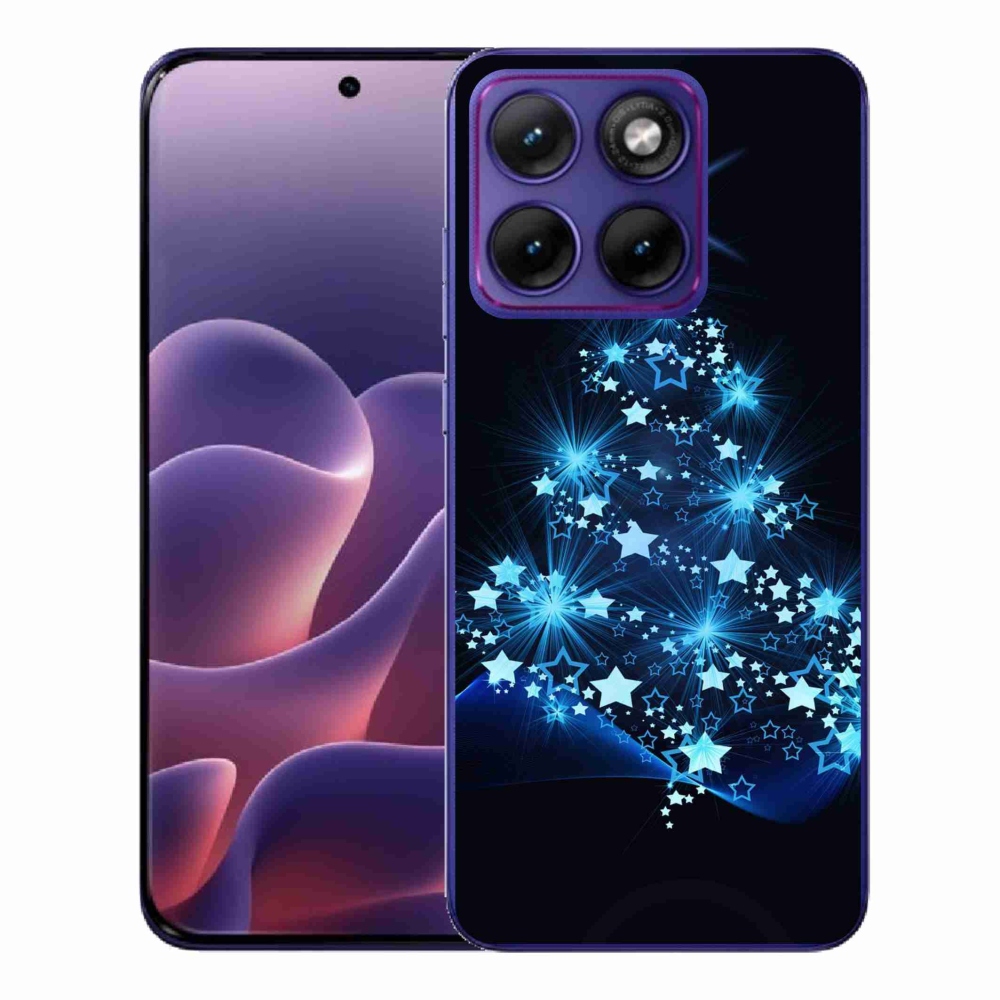 Gelový kryt mmCase na Motorola Edge 70 Fusion - vánoční stromek