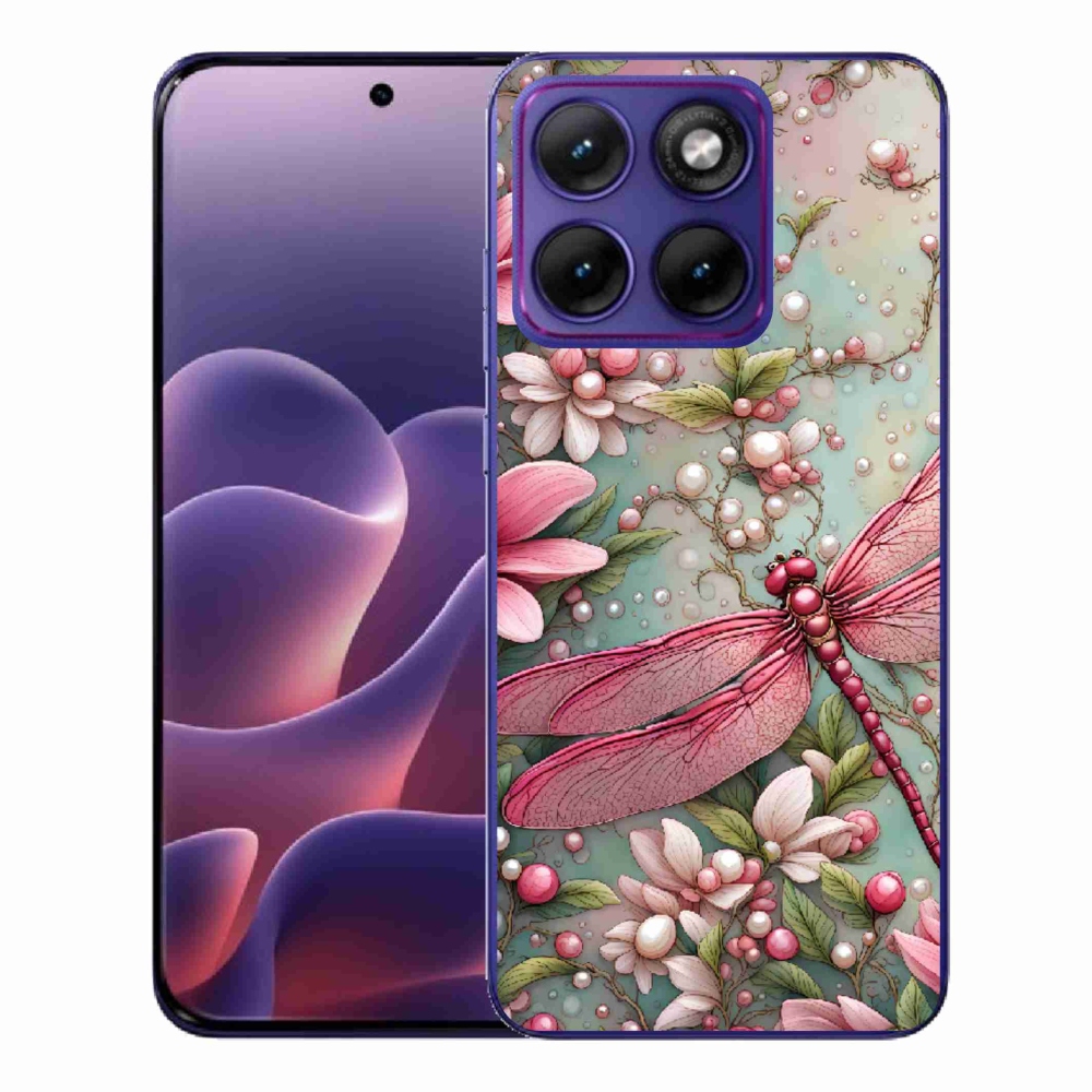 Gelový kryt mmCase na Motorola Edge 70 Fusion - vážka