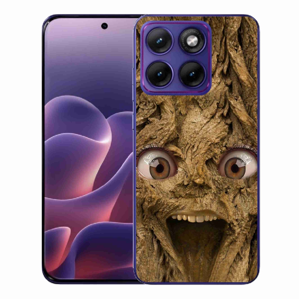 Gelový kryt mmCase na Motorola Edge 70 Fusion - veselý strom s očima