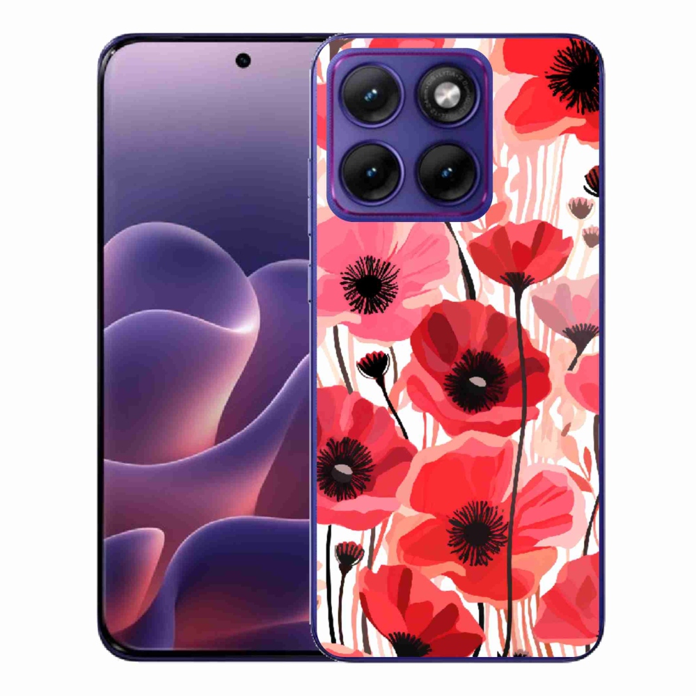 Gelový kryt mmCase na Motorola Edge 70 Fusion - vlčí mák 1