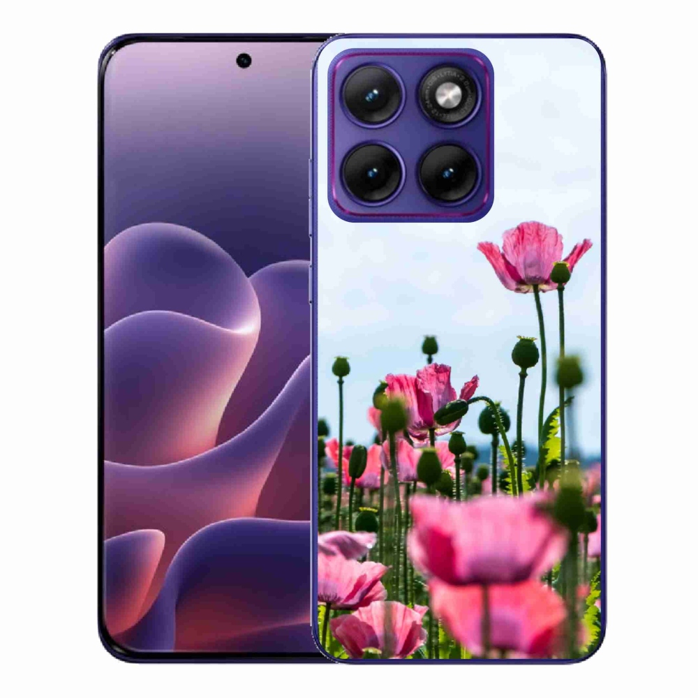 Gelový kryt mmCase na Motorola Edge 70 Fusion - vlčí mák