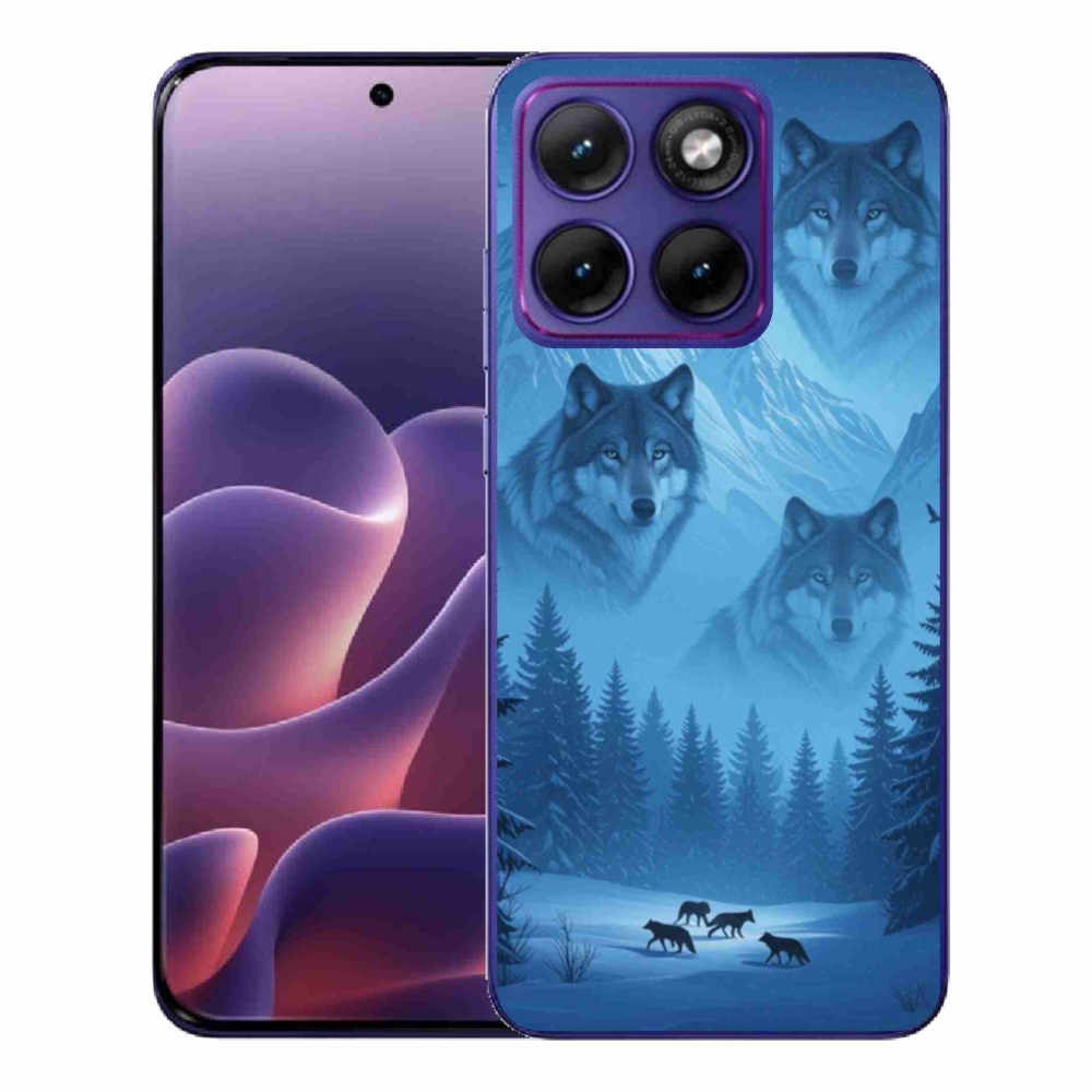 Gelový kryt mmCase na Motorola Edge 70 Fusion - vlčí smečka