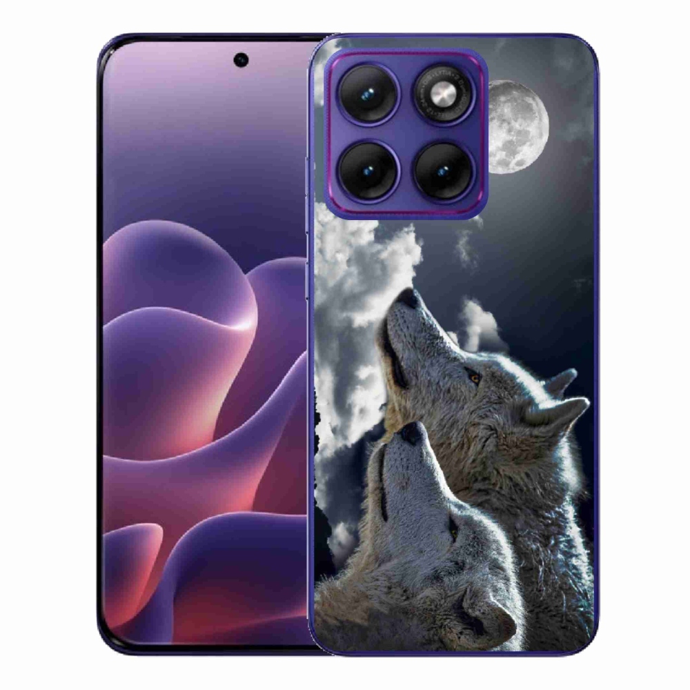 Gelový kryt mmCase na Motorola Edge 70 Fusion - vlci