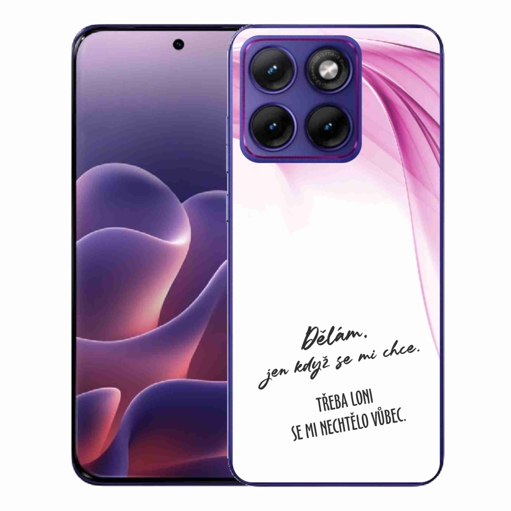Gelový kryt mmCase na Motorola Edge 70 Fusion - vtipný text 12 bílé pozadí