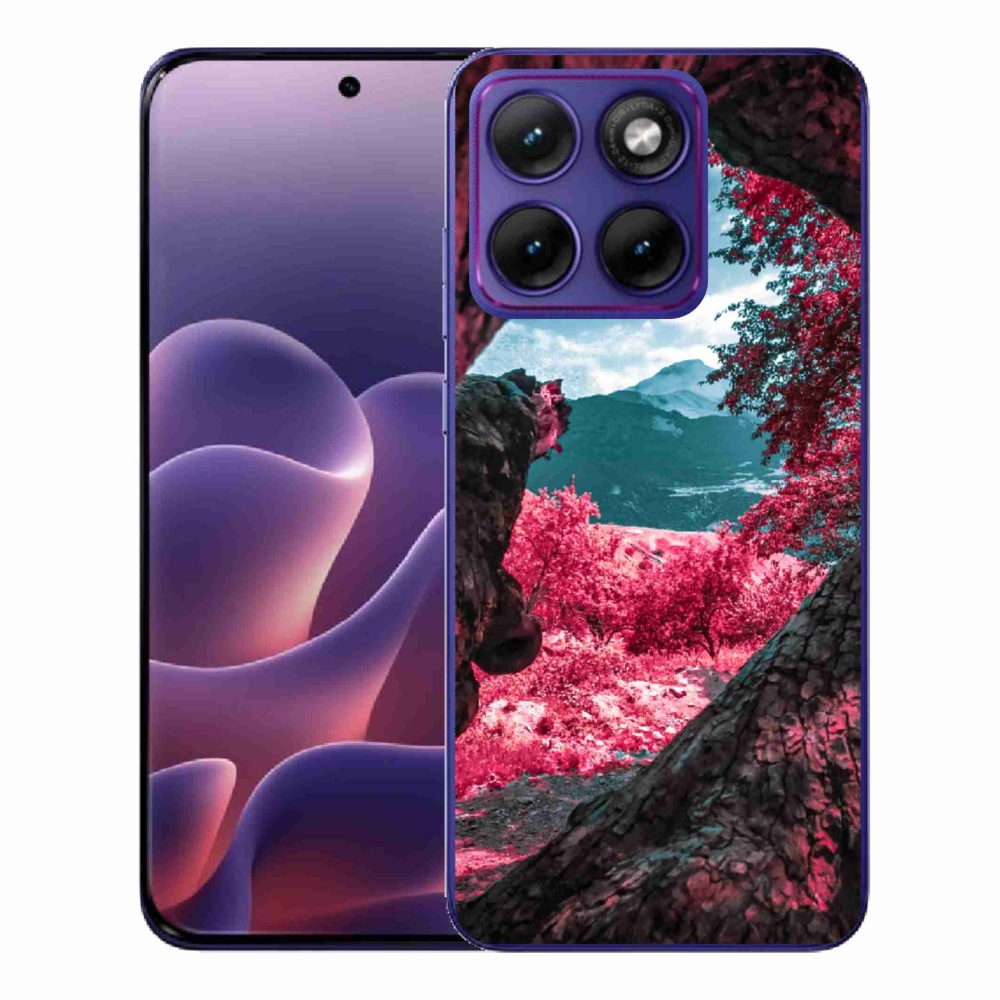 Gelový kryt mmCase na Motorola Edge 70 Fusion - výhled na hory