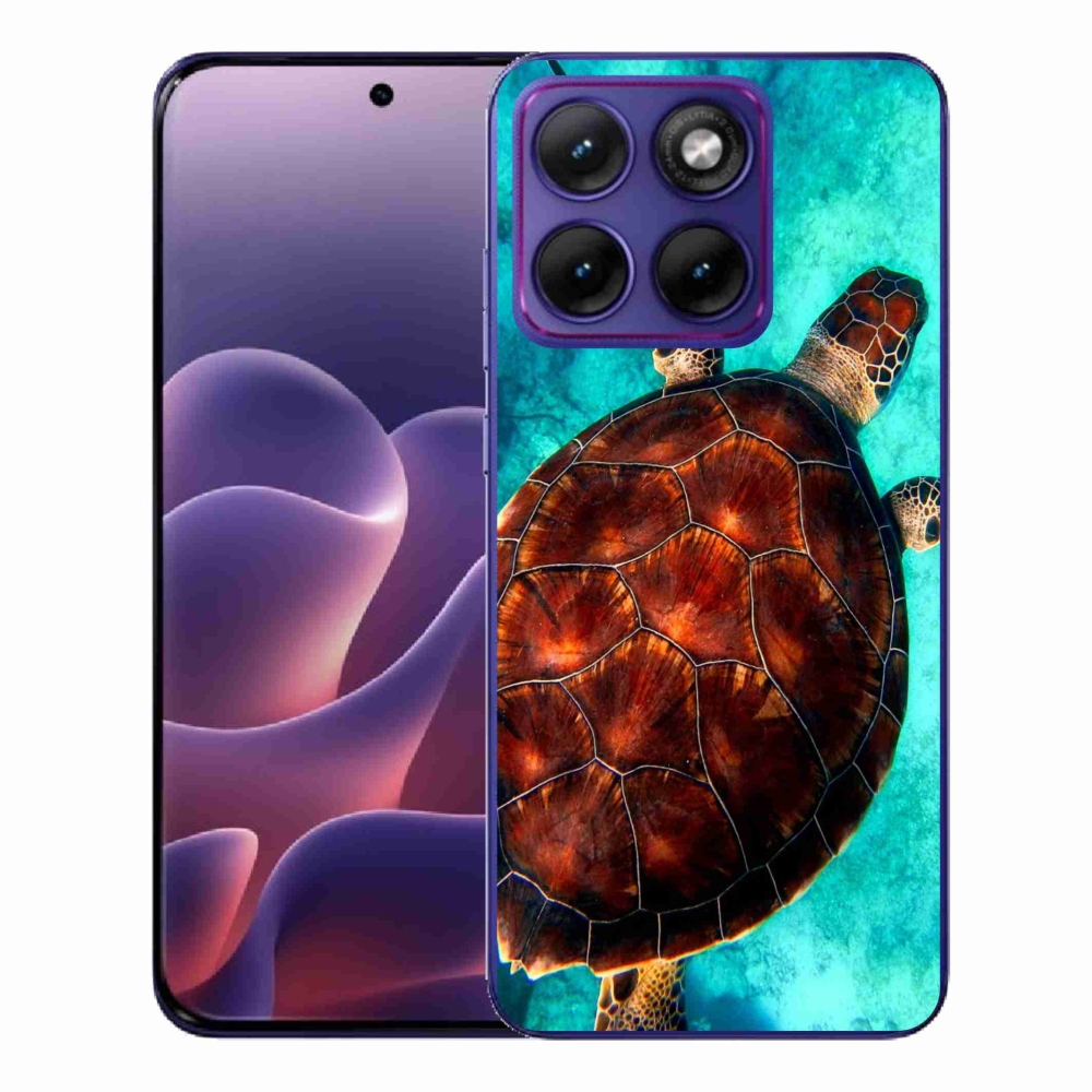 Gelový kryt mmCase na Motorola Edge 70 Fusion - želva