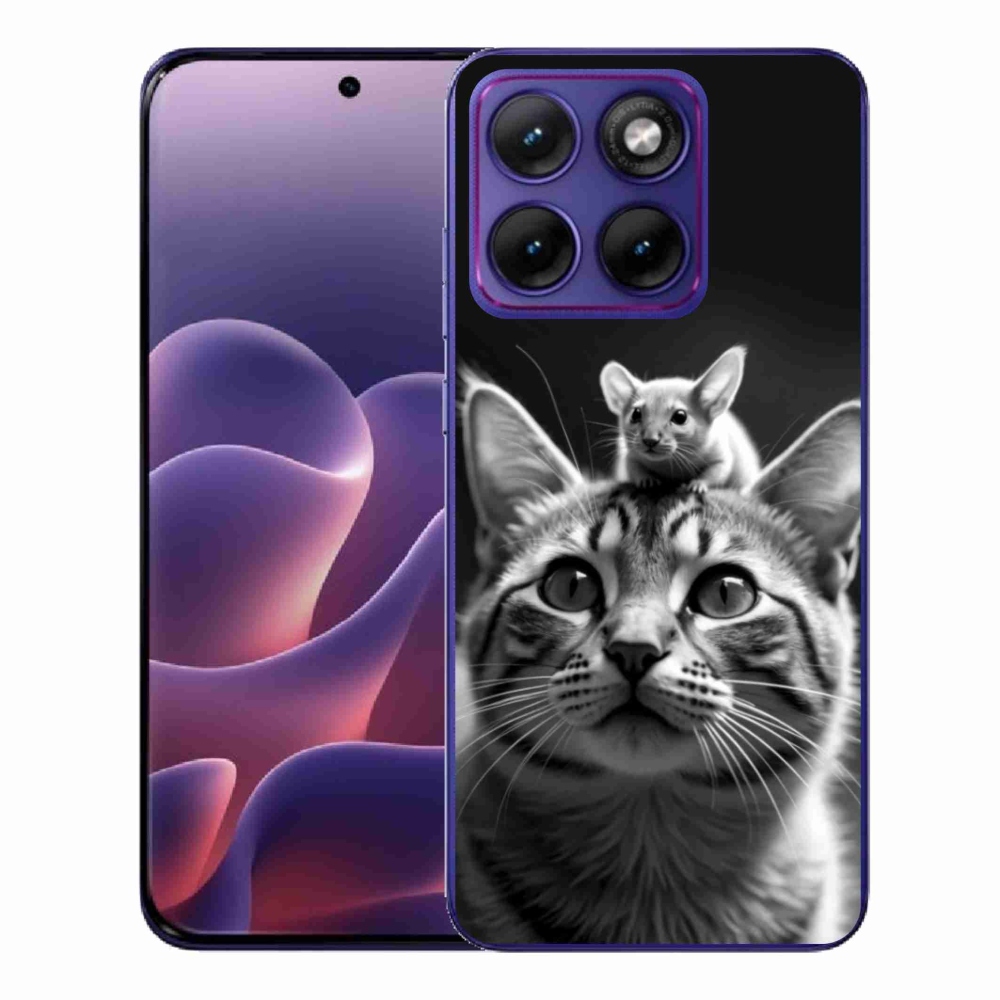 Gelový kryt mmCase na Motorola Edge 70 Fusion - zvířecí přátelství 2