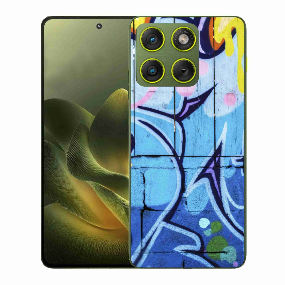 Gelový kryt mmCase na Motorola Edge 70 - graffiti