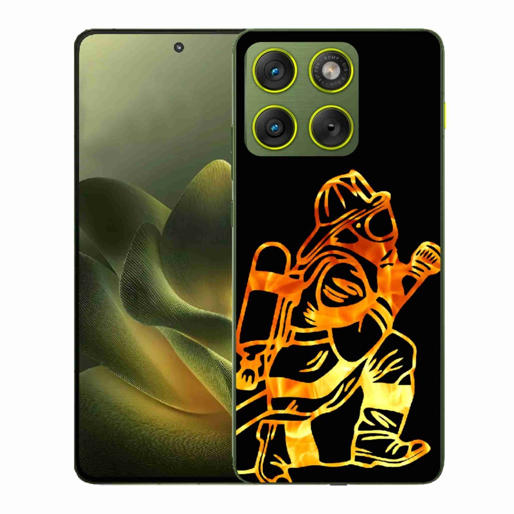 Gelový kryt mmCase na Motorola Edge 70 - hasič 1