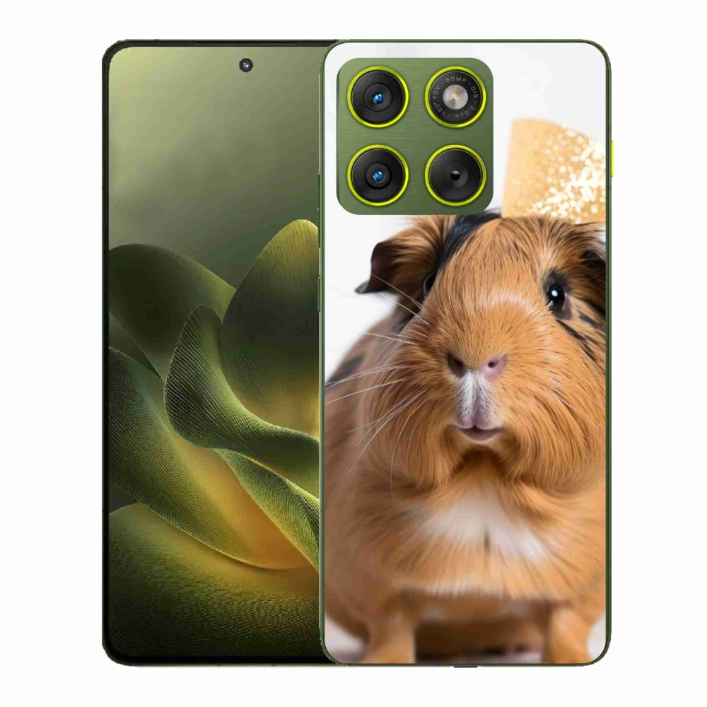 Gelový kryt mmCase na Motorola Edge 70 - hnědé morče