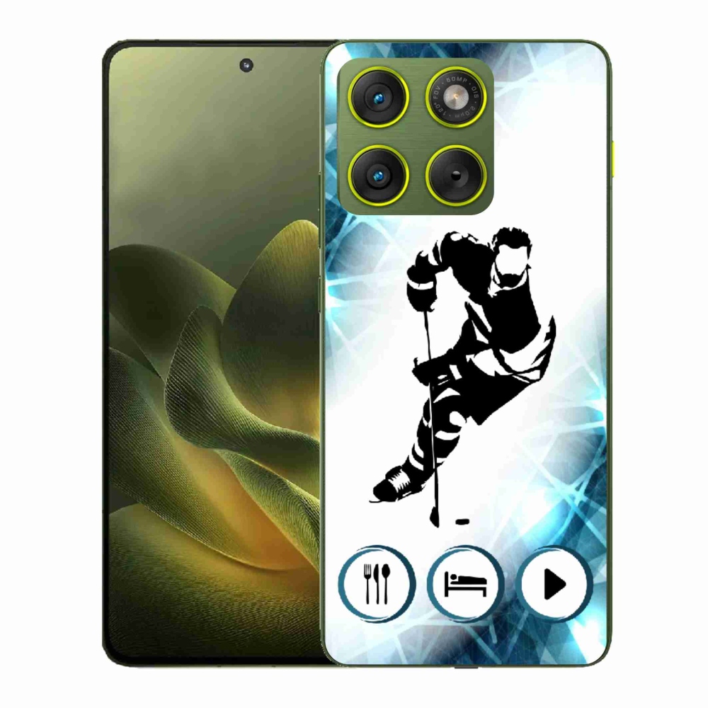Gelový kryt mmCase na Motorola Edge 70 - hokej 1