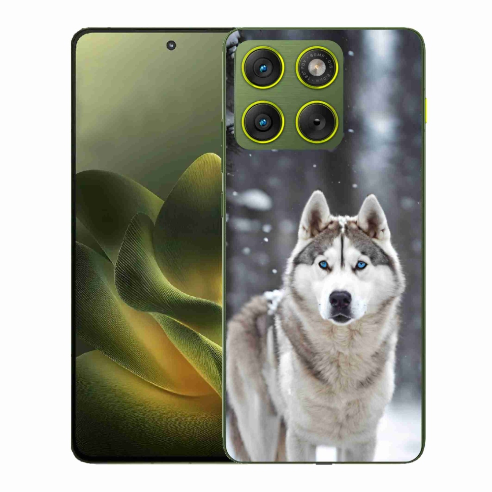 Gelový kryt mmCase na Motorola Edge 70 - husky 2