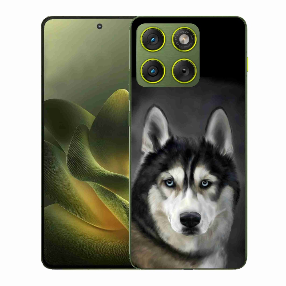 Gelový kryt mmCase na Motorola Edge 70 - husky