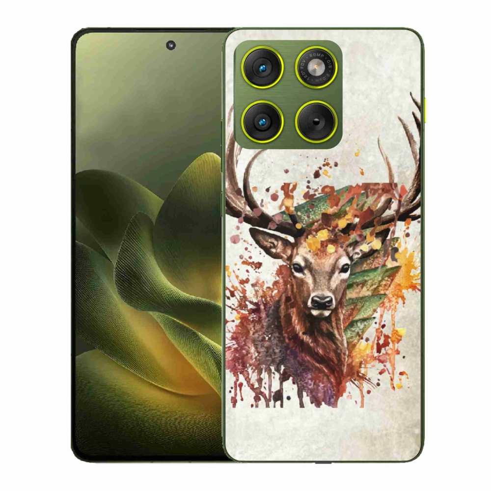 Gelový kryt mmCase na Motorola Edge 70 - jelen 1